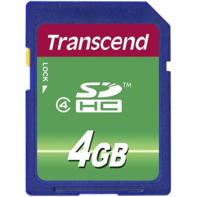 Transcend SDHC 4GB Class 4 18MB/s