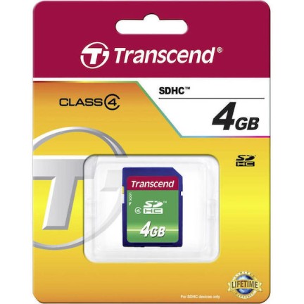 Transcend SDHC 4GB Class 4 18MB/s