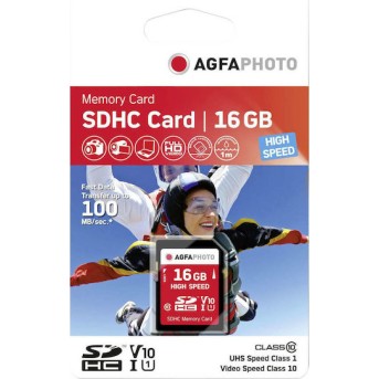 AgfaPhoto SDHC 16GB U1 V10 UHS-I