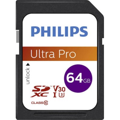 Philips Ultra Pro SDXC 64GB U3 V30 A1 UHS-I