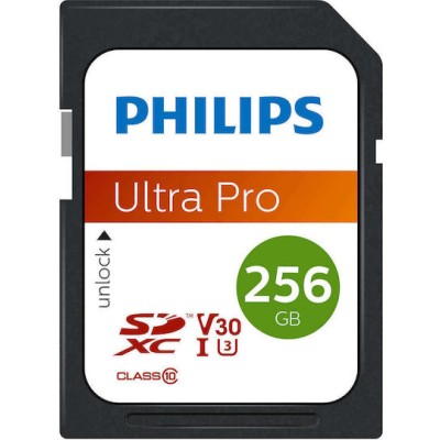 Philips Ultra Pro SDXC 256GB U3 V30 A1 UHS-I