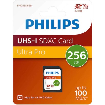 Philips Ultra Pro SDXC 256GB U3 V30 A1 UHS-I