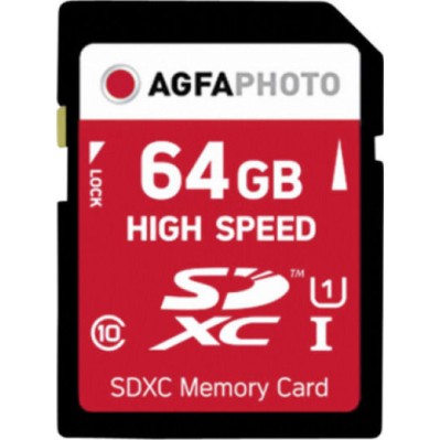 AgfaPhoto SDXC 64GB U1 V30 UHS-I
