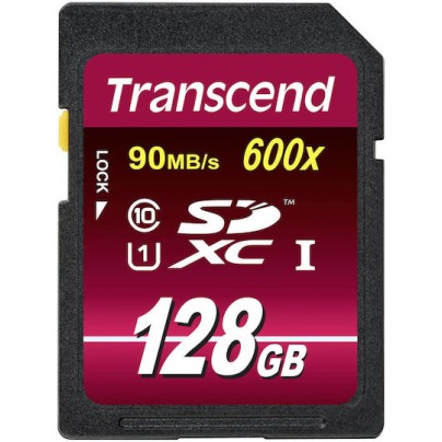 Transcend Ultimate 600x SDXC 128GB U1 UHS-I