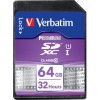 Verbatim Premium SDXC 64GB U1 UHS-I 10MB/s