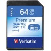 Verbatim Premium SDXC 64GB U1 UHS-I 10MB/s