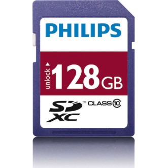 Philips SDXC 128GB U1 V10 Default Speed 80MB/s