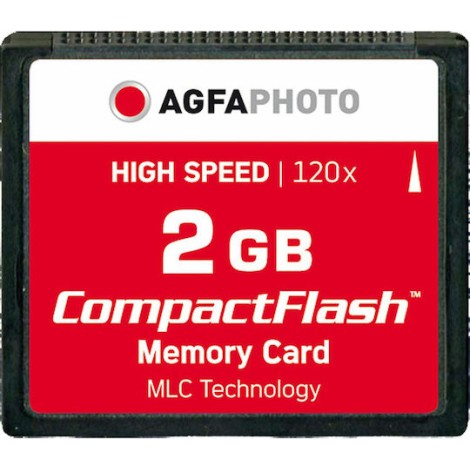 AgfaPhoto CompactFlash 2GB High Speed 18MB/s με αντάπτορα