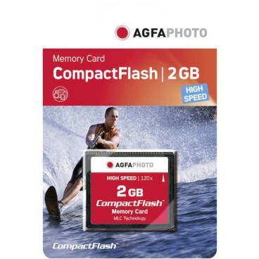 AgfaPhoto CompactFlash 2GB High Speed 18MB/s με αντάπτορα