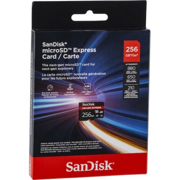 Sandisk Switch microSDHC 256GB U3 V30 A1 UHS-I 880MB/s