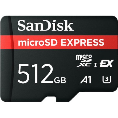 Sandisk SDXC 512GB Class 10 UHS-I 880MB/s με αντάπτορα