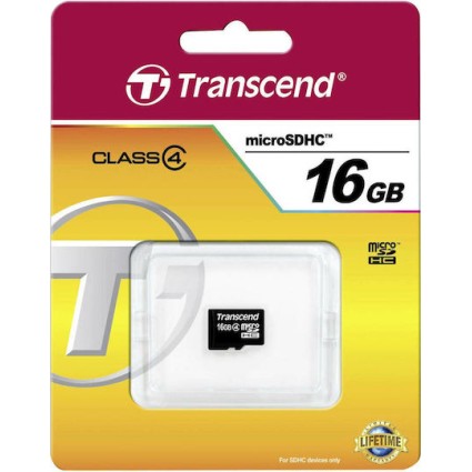 Transcend microSDHC 16GB Class 4 Default Speed