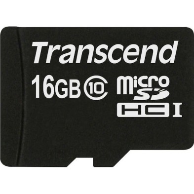 Transcend Premium 200x microSDHC 16GB Class 10 High Speed με αντάπτορα
