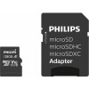 Philips microSDXC 128GB U1 UHS-I με αντάπτορα