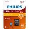 Philips Ultra Pro microSDXC 128GB U3 V30 UHS-I με αντάπτορα