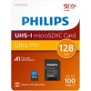 Philips Ultra Pro microSDXC 128GB U3 V30 UHS-I με αντάπτορα