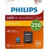 Philips Ultra Pro microSDXC 256GB U3 V30 UHS-I με αντάπτορα