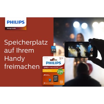 Philips Ultra Pro microSDXC 256GB U3 V30 UHS-I με αντάπτορα