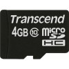 Transcend microSDHC microSDHC 4GB Class 10 Default Speed 10MB/s με αντάπτορα