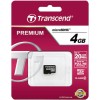 Transcend microSDHC microSDHC 4GB Class 10 Default Speed 10MB/s με αντάπτορα