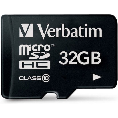 Verbatim Premium microSDHC 32GB U1 High Speed 10MB/s