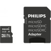 Philips microSDHC 32GB U1 UHS-I 10MB/s με αντάπτορα