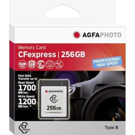 AgfaPhoto Professional High Speed CFexpress 256GB High Speed 1700MB/s