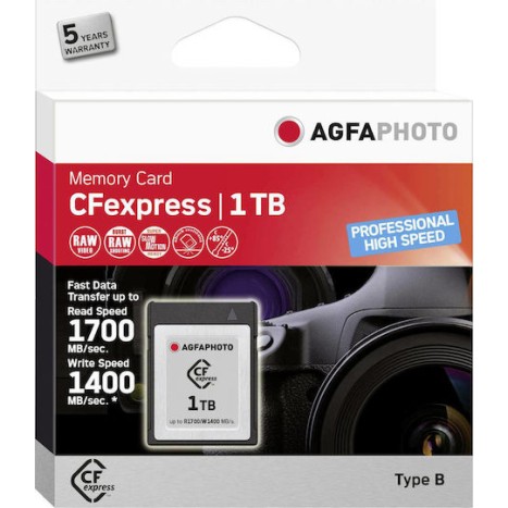 AgfaPhoto Professional High Speed CFexpress 1TB High Speed 1700MB/s