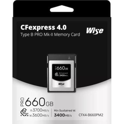 Wise Advanced Wise CFexpress 660GB Class 10 3700MB/s