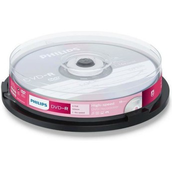 Philips DM4S6B10F Εγγράψιμα DVD-R 16x 4.7GB Cake Box 10τμχ