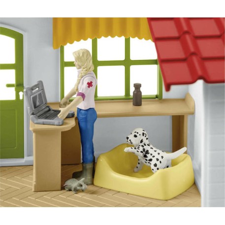 Schleich-S Veterinarian Practice With Pets για 3-8 Ετών