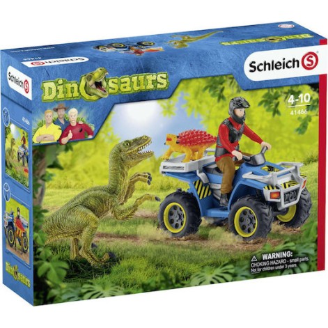 Schleich-S Quad Escape From Velociraptor για 4+ Ετών