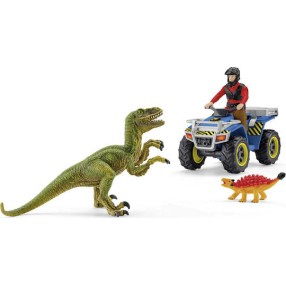Schleich-S Quad Escape From Velociraptor για 4+ Ετών