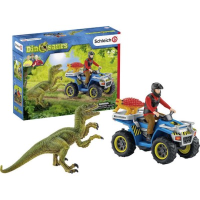 Schleich-S Quad Escape From Velociraptor για 4+ Ετών