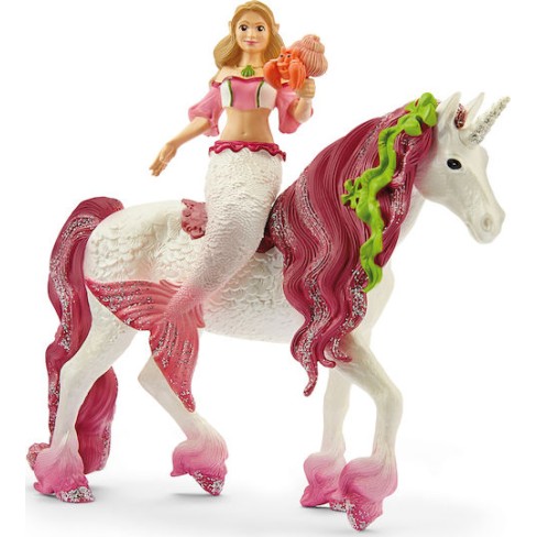 Schleich-S Mermaid Feya On Underwater Unicorn Bayala για 5-12 Ετών 18εκ.