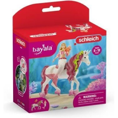 Schleich-S Mermaid Feya On Underwater Unicorn Bayala για 5-12 Ετών 18εκ.