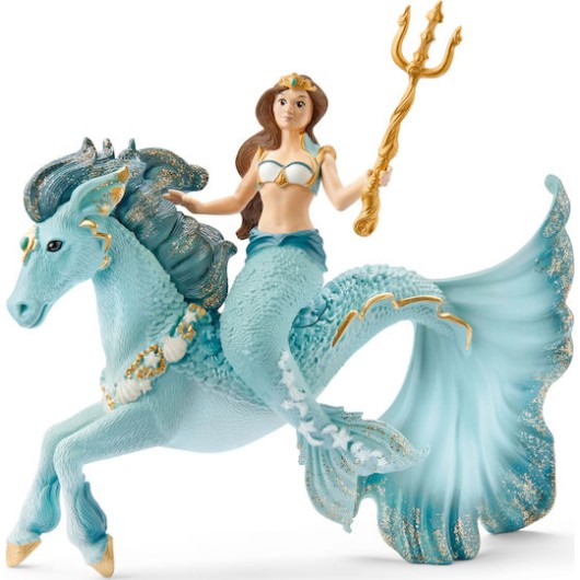 Schleich-S Mermaid Eyela On Underwater Horse για 5-12 Ετών