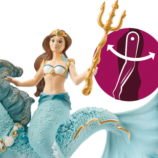 Schleich-S Mermaid Eyela On Underwater Horse για 5-12 Ετών