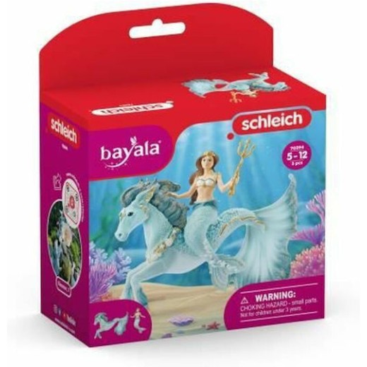 Schleich-S Mermaid Eyela On Underwater Horse για 5-12 Ετών