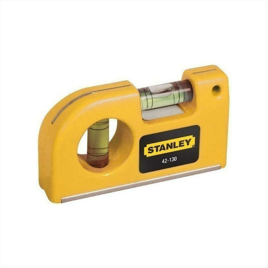Stanley 0-42-130 Πλαστικό Αλφάδι Μαγνητικό 8εκ. με 2 Μάτια