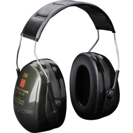 3M Peltor Optime II H520A Ωτοασπίδες με Στέκα Dark Green