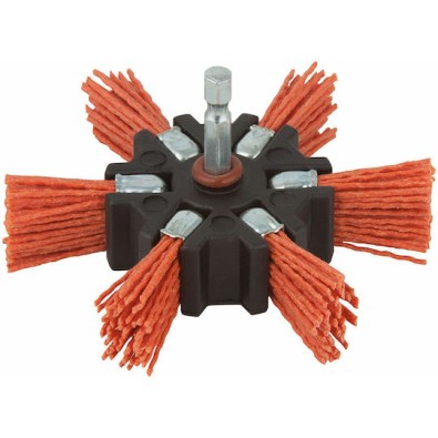 Wolfcraft 1512000 Βούρτσα Νάιλον για Δράπανο 100mm