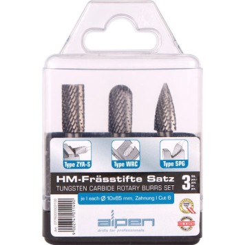 Alpen Swiss Tools Σετ Κοπτικά Εξαρτήματα Εργαλείων 3τμχ