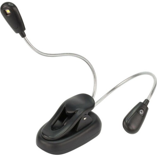 Ansmann Twinflex Φωτάκι Βιβλίου LED με Μαγνήτης Μαύρο