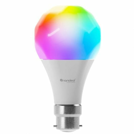 Nanoleaf Smart Λάμπα LED 9W για Ντουί B22 και Σχήμα A60 RGB 806lm
