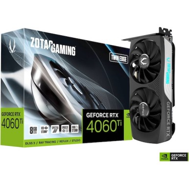 Zotac GeForce RTX 4060 Ti 8GB GDDR6 Twin Edge Κάρτα Γραφικών
