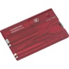 Victorinox Classic Swisscard Κάρτα Πολυεργαλείο Κόκκινη σε Θήκη