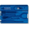 Victorinox Classic Swisscard Κάρτα Πολυεργαλείο Μπλε σε Θήκη