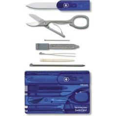 Victorinox Classic Swisscard Κάρτα Πολυεργαλείο Μπλε σε Θήκη