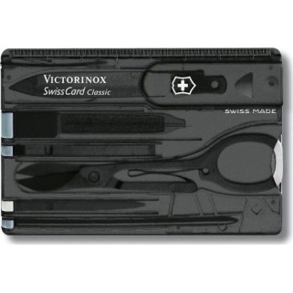 Victorinox SwissCard Classic Κάρτα Πολυεργαλείο Μαύρη σε Θήκη